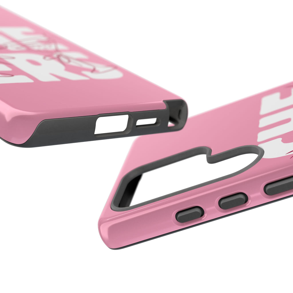 Cheers Phone Case — Pink Martini Glasses Bold Bubblegum