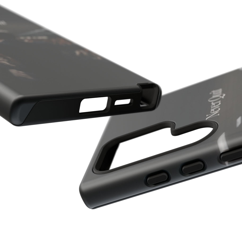 Never Quit Phone Case — Leader Crowd Dark Inspirational