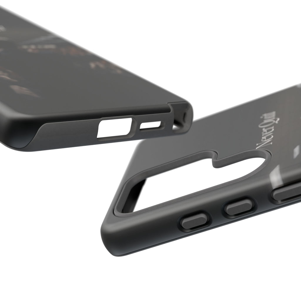Never Quit Phone Case — Leader Crowd Dark Inspirational
