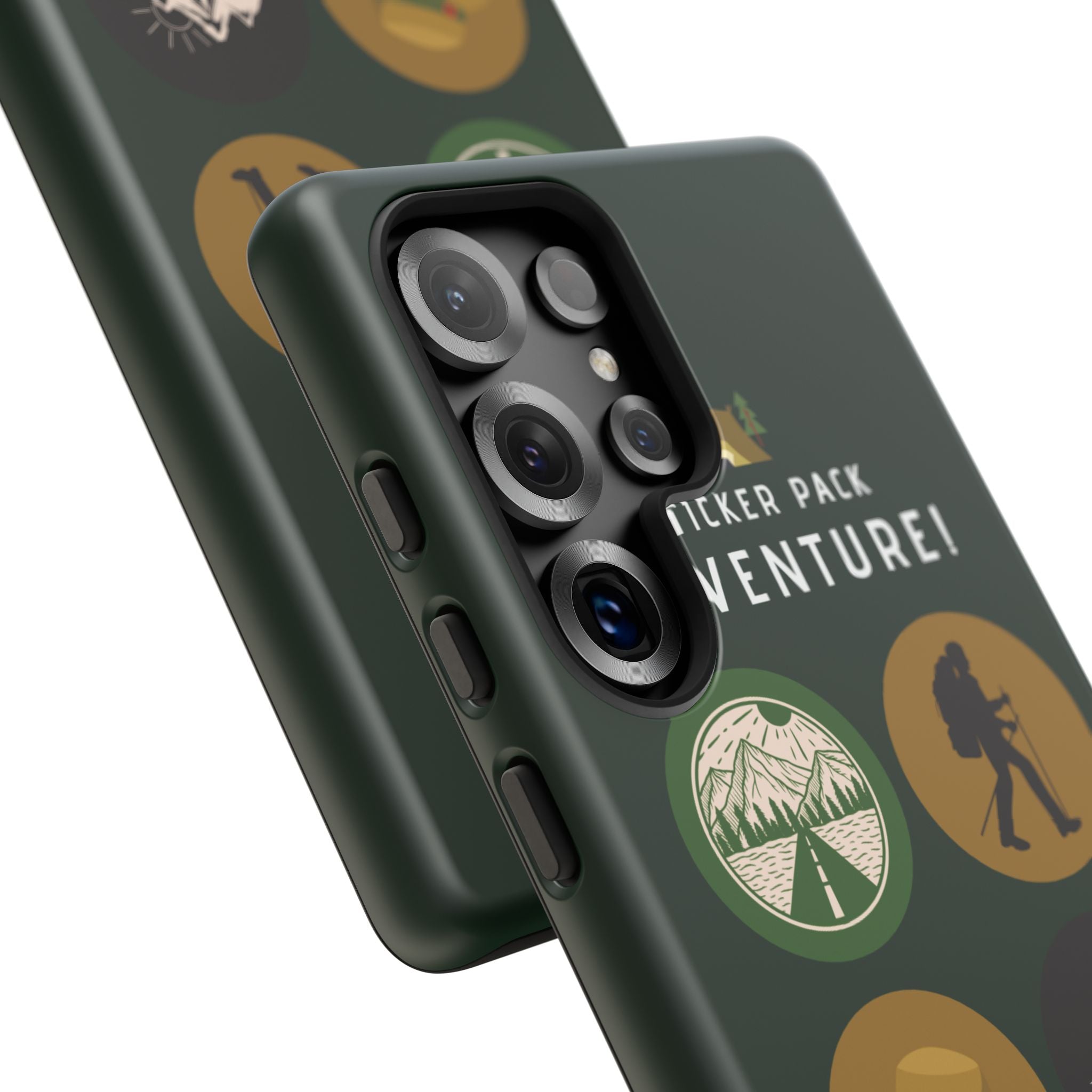 Adventure Hiking Phone Case — Outdoor Sticker Design
