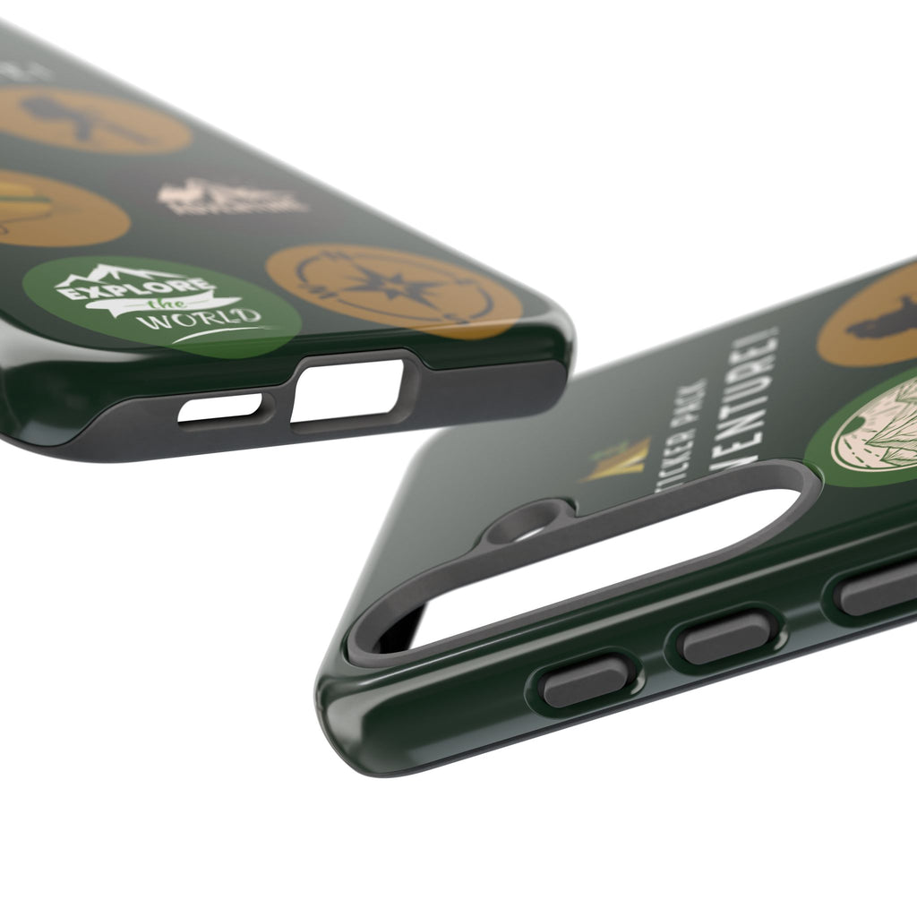 Adventure Hiking Phone Case — Outdoor Sticker Design