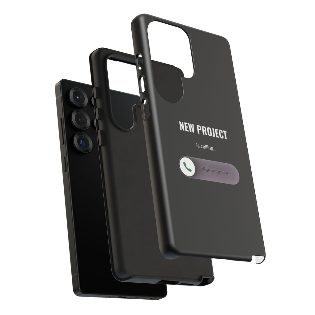 New Project Is Calling Phone Case — Entrepreneur Dark Bold