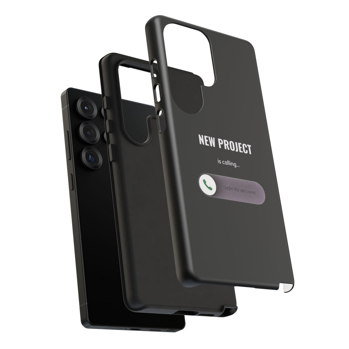New Project Is Calling Phone Case — Entrepreneur Dark Bold