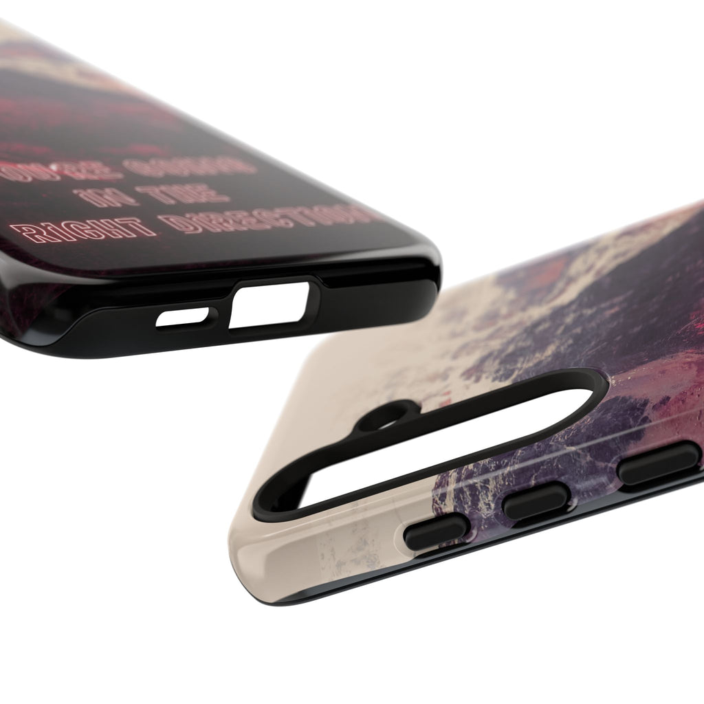 PEAK Motivational Phone Case — Word Art Minimal Design